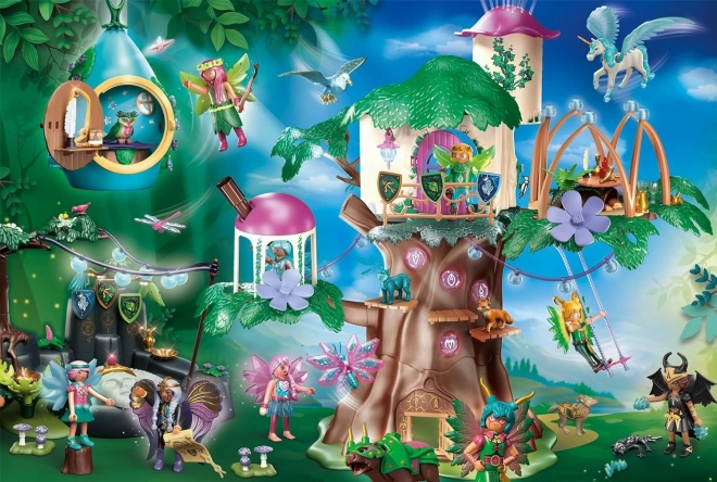 schmidt puzzle playmobil ayuma: čarobni vilinski gozd 100 kosov