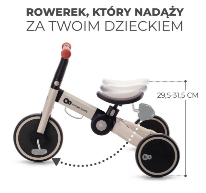 Trekolesnik 4TRIKE SREBRNO SIVA