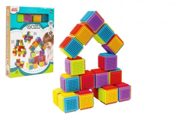 Gradbeni kocke Little Hero za otroke od 12 mesecev