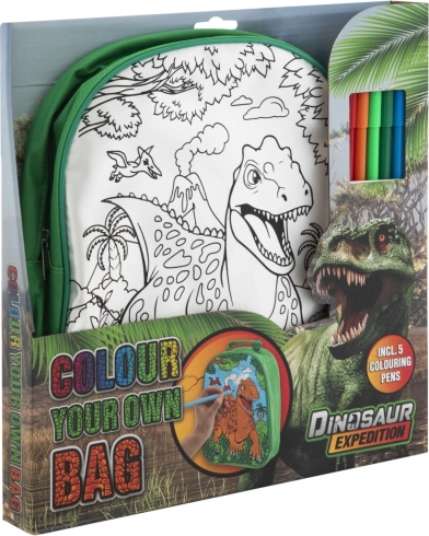 Barvna torba z motivom dinozavra