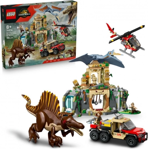 Lego Jurassic World: zračna misija s kvecalkoatlom in spinozavrom