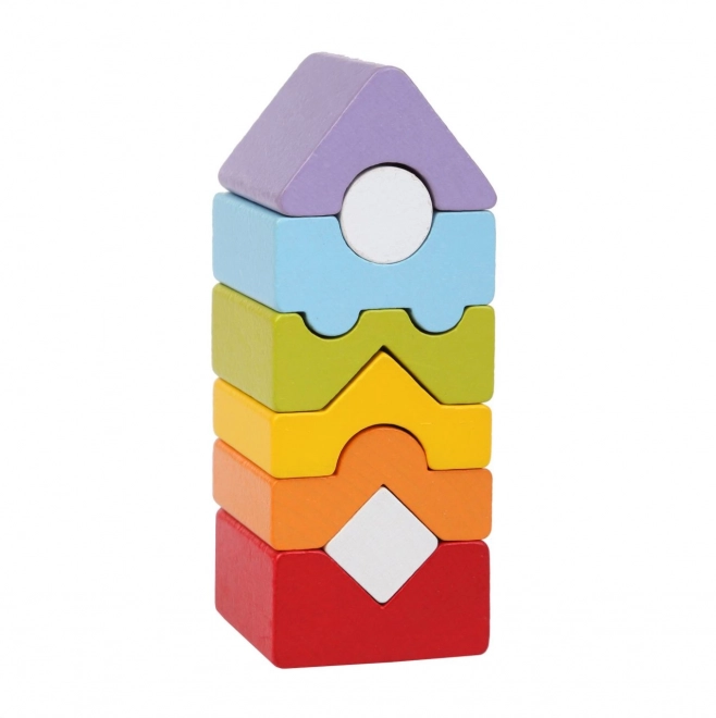 CUBIKA 15009 Stolp XII - lesena sestavljanka 8 delov