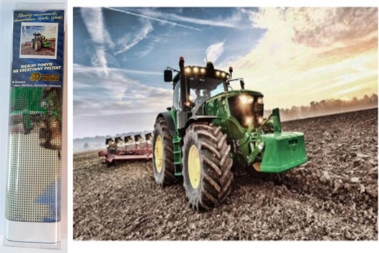 NORIMPEX diamantno slikanje – traktor 30 × 40 cm