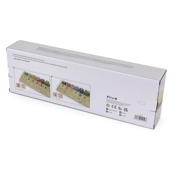 Leseno abacus in sortirna igrača Montessori od PolarB