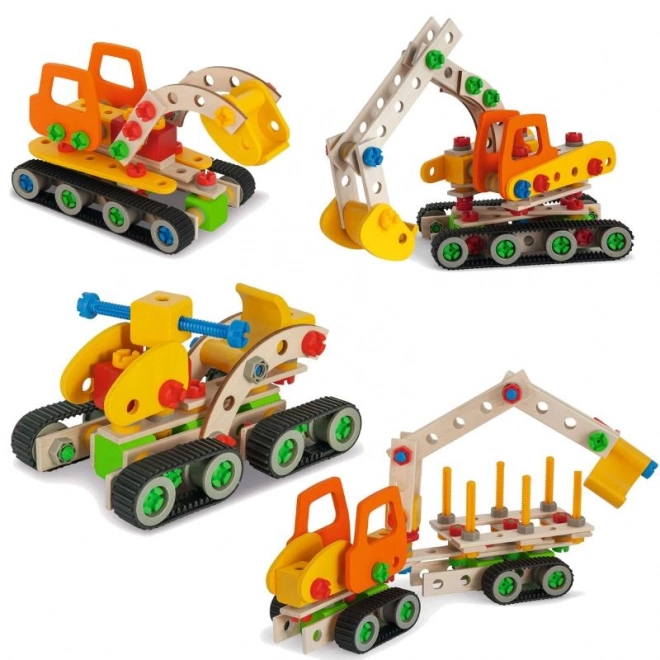 Gradbeni komplet Constructor 4 Bager - 170 delov