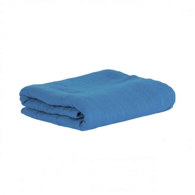 Tommy Lise muslinasta plenica Abyss Blue 120x120 cm
