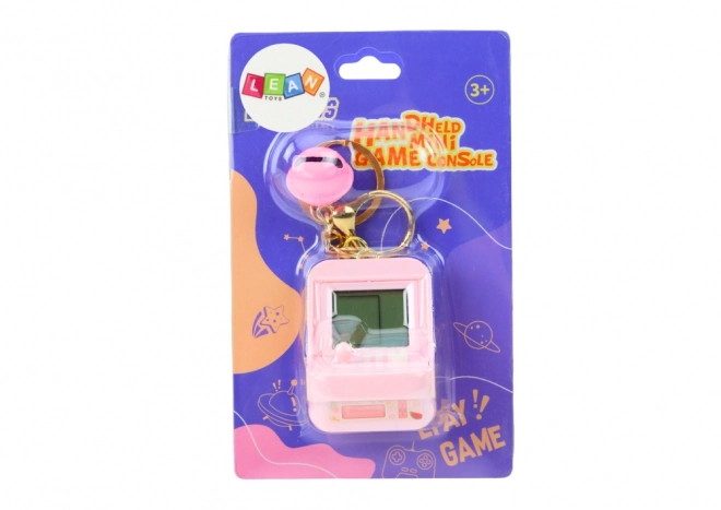 Elektronska žepna igra Tetris na obesku Pink
