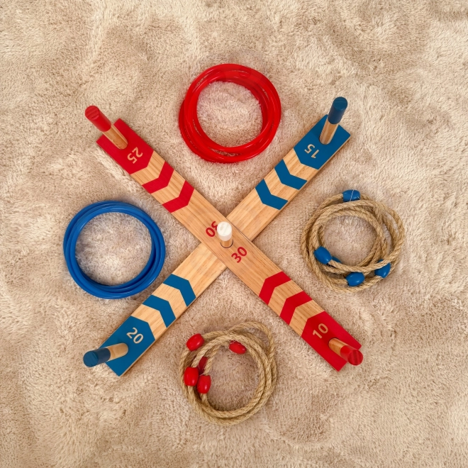 Lesena igra Ring Cross od Tooky Toy
