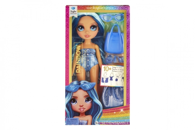 Rainbow High Moda lutka v kopalkah - Skyler Bradshaw