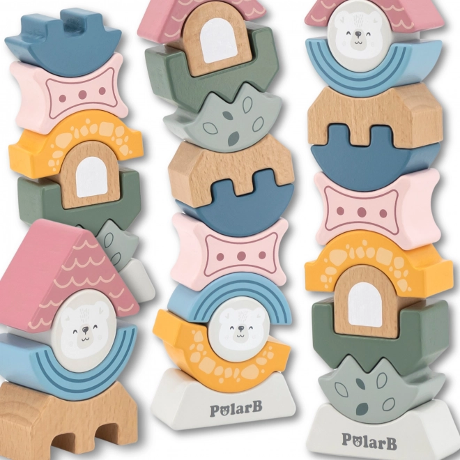 Leseni ravnotežni stolp POLARB