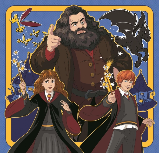 Sestavljanka kvadrat: Harry Potter, 3x48 kosov