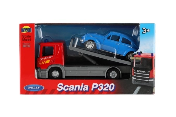 Welly Scania P320 vlečno vozilo in avto
