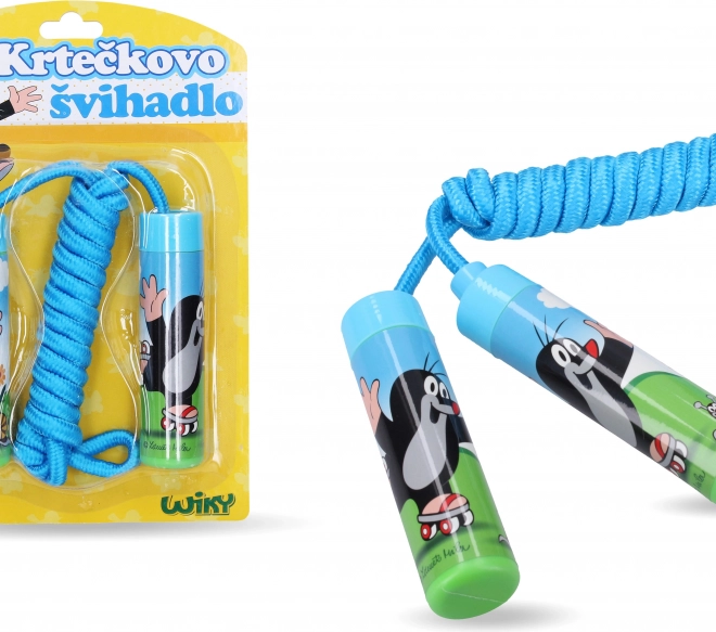 Skakalna vrv Krtek na drsalkah 230 cm