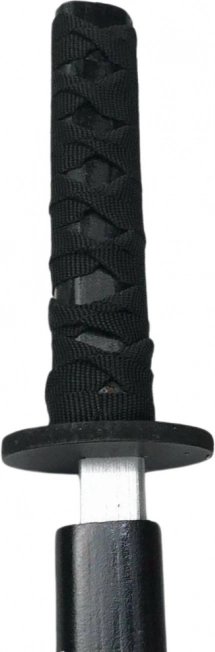 Lesena vadbena katana črna 70 cm