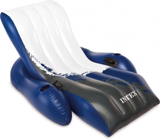 Napihljiv plažni stol 2 v 1 INTEX 180 × 135 cm