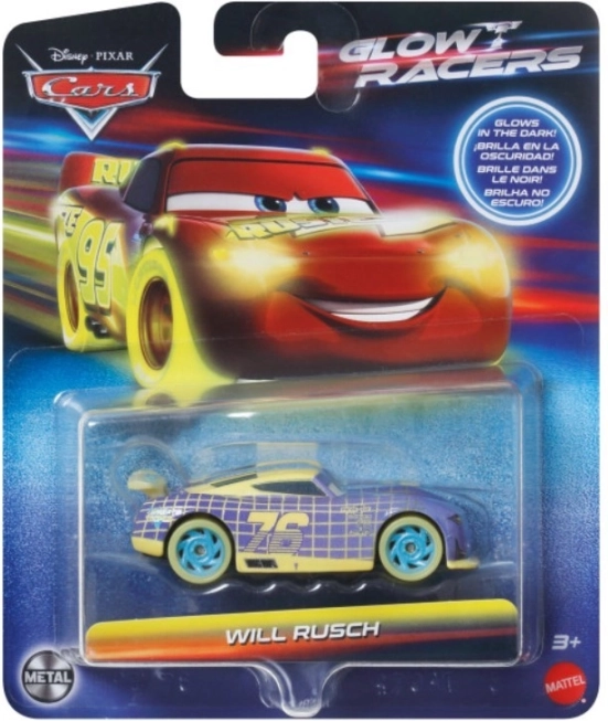 Avtomobili Glow Racers – kovinski svetleči model 1:55