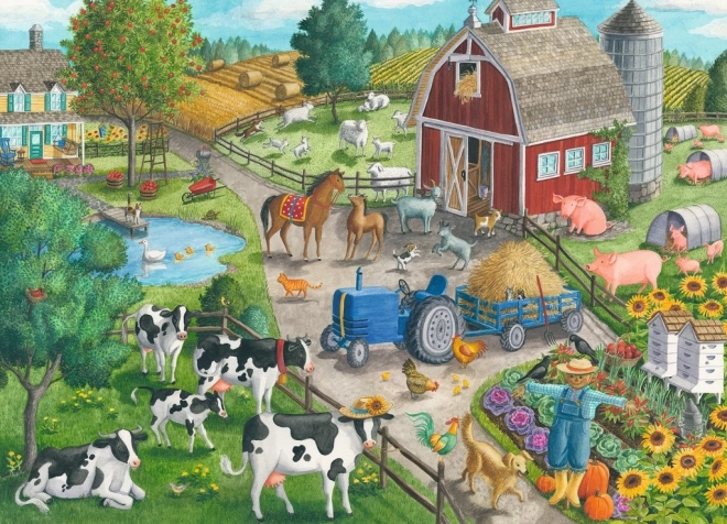 Sestavljanka Dom na kmetiji 60 koščkov RAVENSBURGER