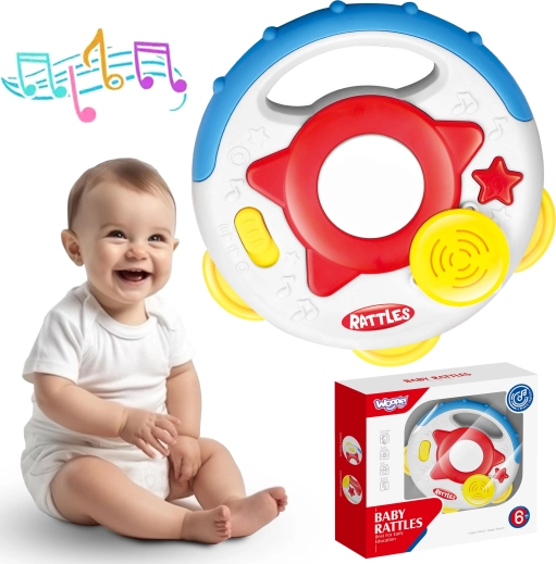 woopie baby interaktivni tamburin za dojenčke