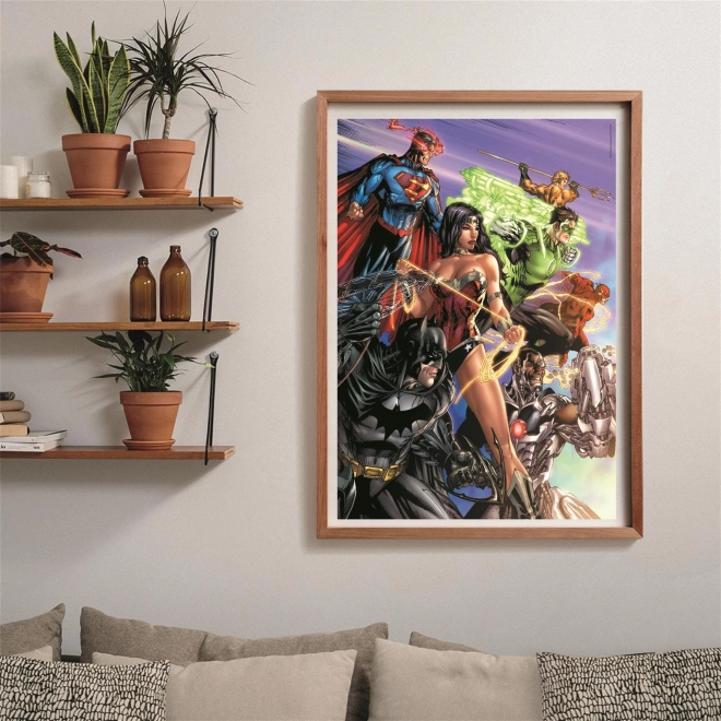 Sestavljanka 1000 kosov Compact DC Comics Liga pravičnosti (Justice League)