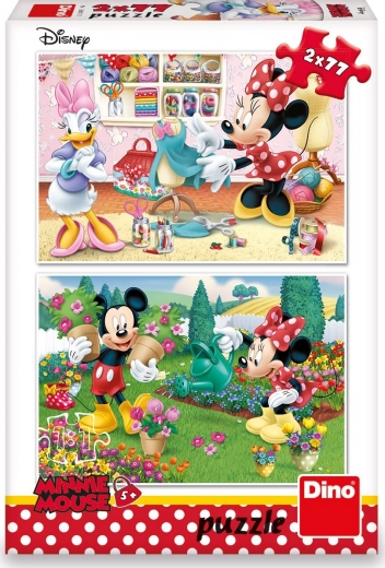 Sestavljanka DISNEY Minnie Mouse – 2×77 kosov