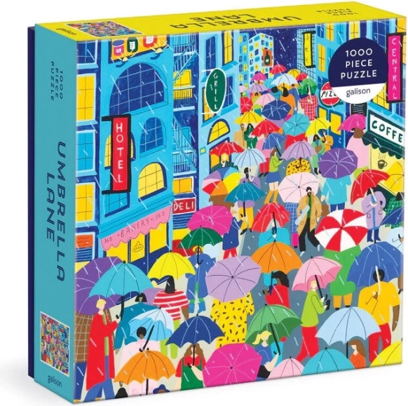 Galison Puzzle Dežnikova ulica 1000 koščkov