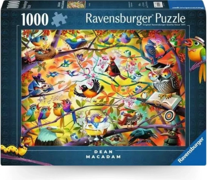 RAVENSBURGER Sestavljanka Zasedeni ptici 1000 kosov