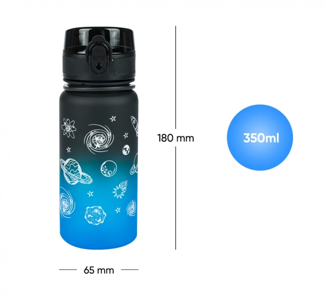 BAAGL tritanova steklenica za pitje Gradient Vesolje 350 ml