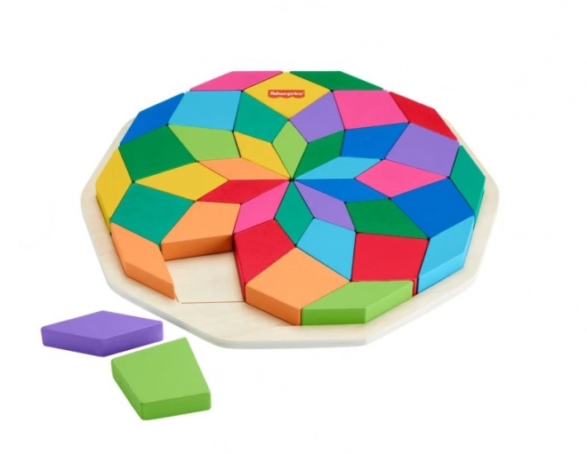 Lesena sestavljanka Mandala Fisher-Price