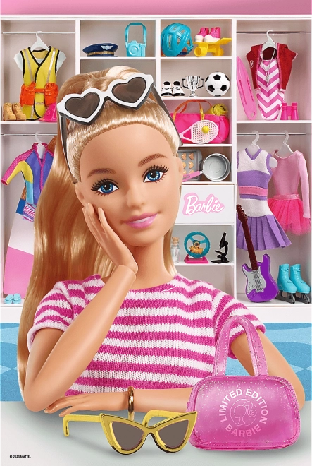 Sestavljanka 100 kosov Spoznaj Barbie