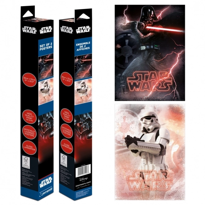 Set mini plakatov Star Wars (2 kos)