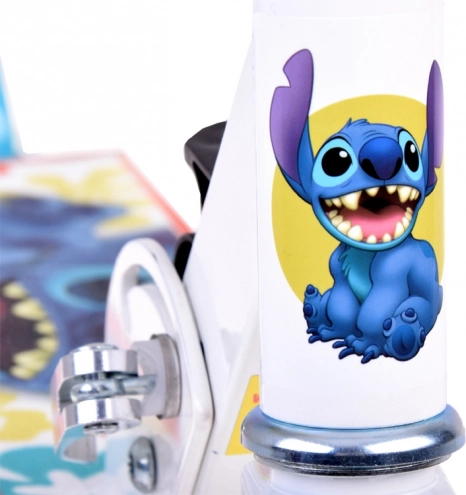 Zložljiv skiro Disney STITCH bel za otroke do 50 kg