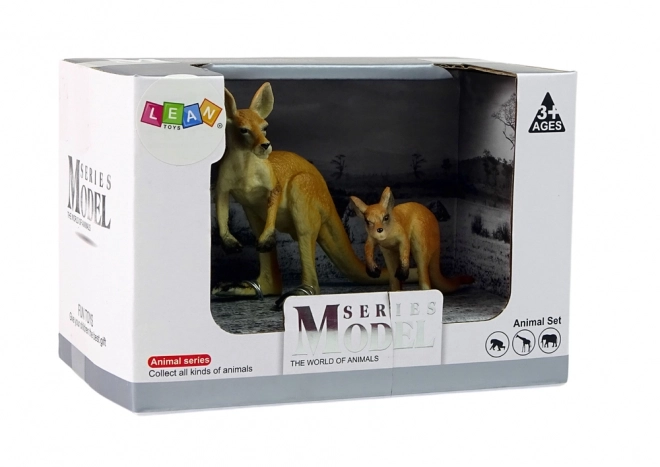 Komplet 2 figuric Kangaroo z mladiči Živali sveta