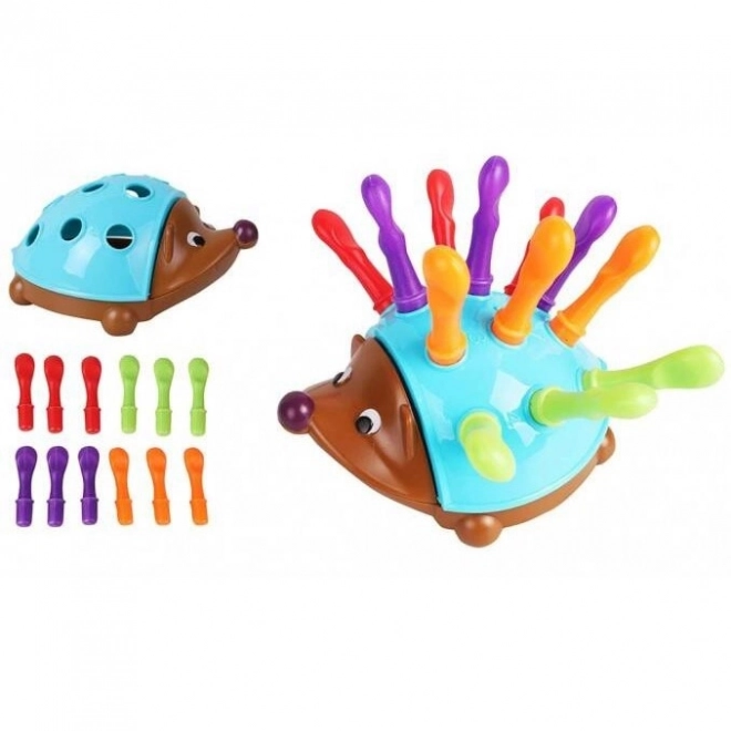 Woopie izobraževalna igra ježek sorter Montessori 4v1