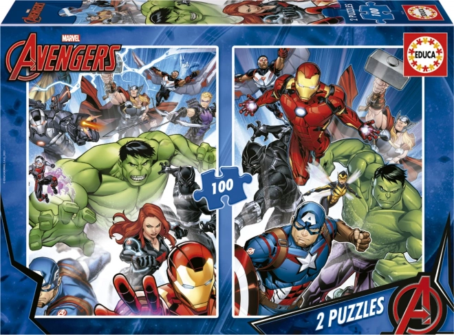 Sestavljanka Avengers 2×100 kosov EDUCA