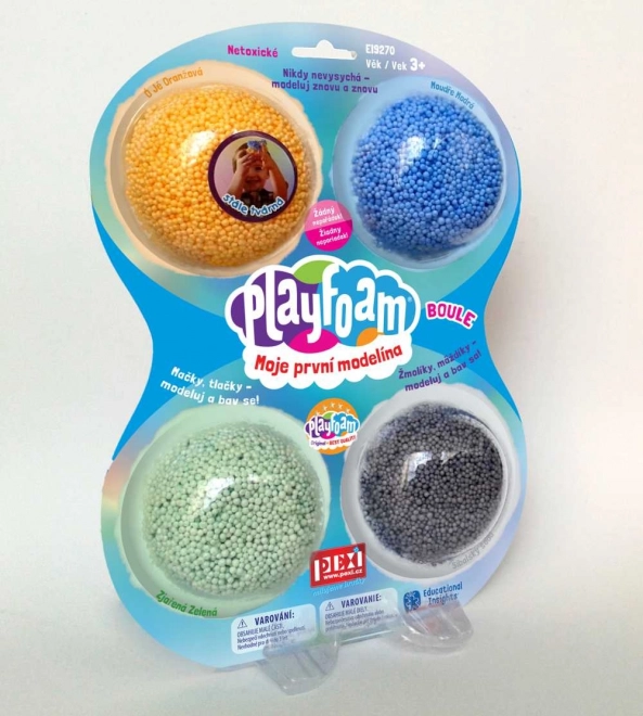 Pena modeliranje PlayFoam - fantovske barve 4pack