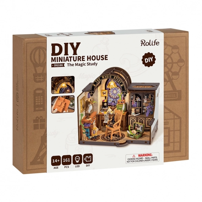 Miniature model čarovniške delavnice