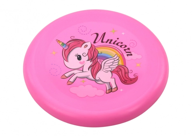 Letajoči frizbi disk Unicorn Pink 20cm