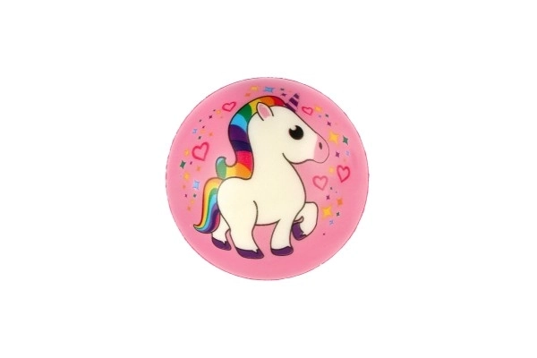 Unicorn žogica pene 8cm mešanica barv v vrečki 24 kosov v škatli
