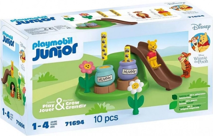 Komplet figur Junior Disney – čebelji vrtiček MEDVEDKA PUJA in TIGRCA