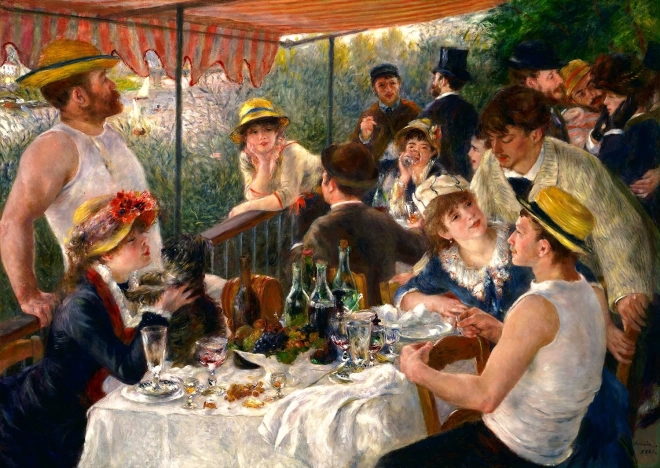Sestavljanka Auguste Renoir: Zajtrk veslačev