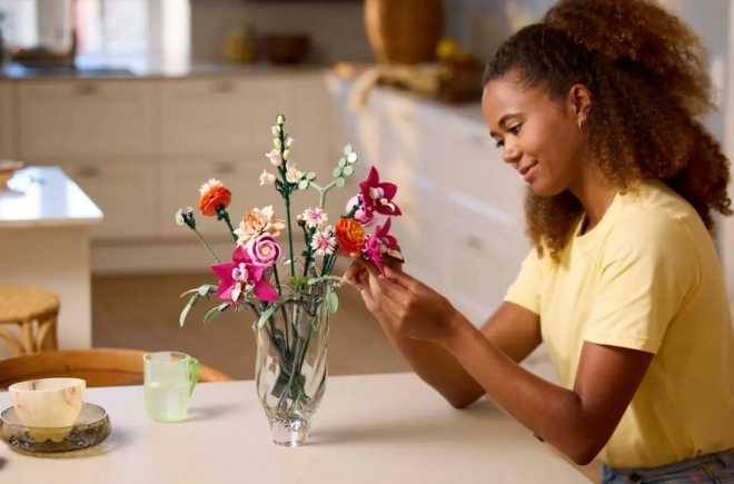 Lego Botanicals čudoviti šopek rožnatih cvetlic