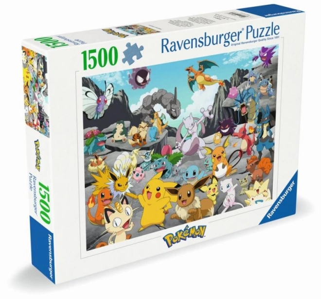 Sestavljanka 1500 kosov Pokemon Classic