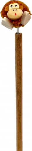 Svinčnik s cofom opica 2Kids Toys