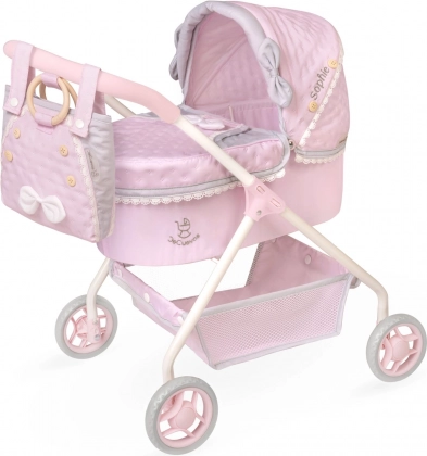 DeCuevas moj prvi voziček za punčke s torbo Sophie 56 cm
