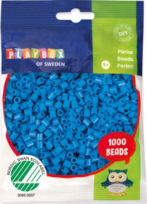 PLAYBOX Likalne perlice - modre 1000 kos