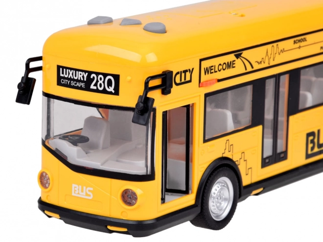 Rumeni parti avtobus odpiranje vrat zvoki luči glasba ZA5222