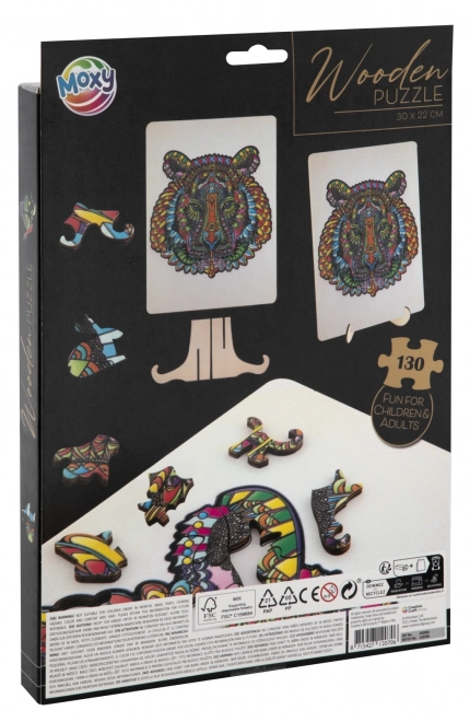 Moxy obrisne puzzle tiger 130 kosov