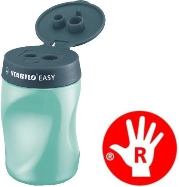 Stabilo EASYsharpener šilček za desničarje temno zelen