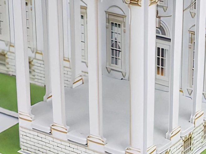 3D prostorske sestavljanke zgradba BELE HIŠE ZA2529