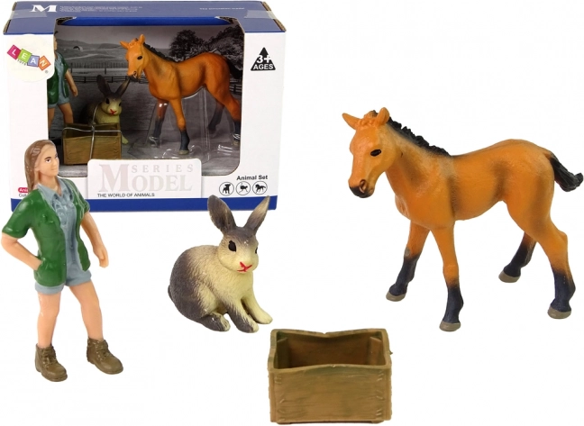 Set figuric – svetel konj in živali